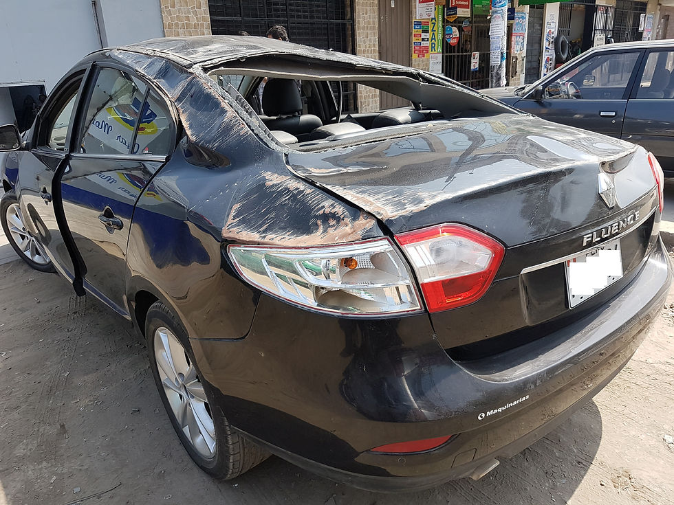 Renault siniestrado