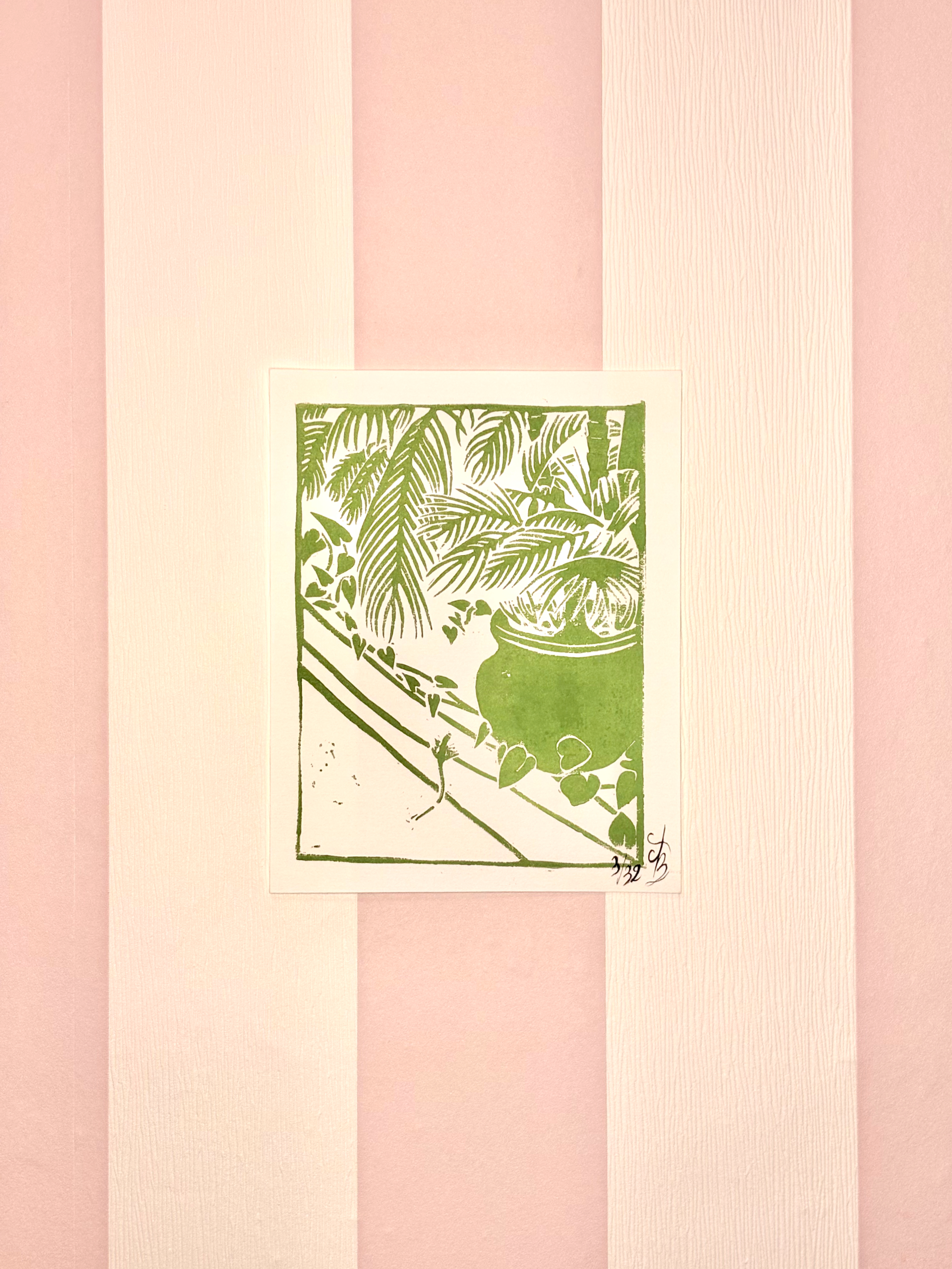 IGUANA - Linogravure