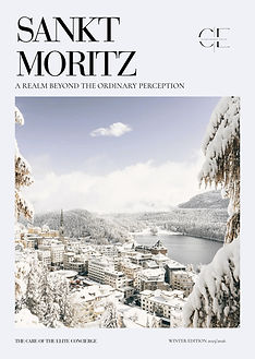 paesaggio alpino innevato a St. Moritz.vista panoramica delle montagne innevate