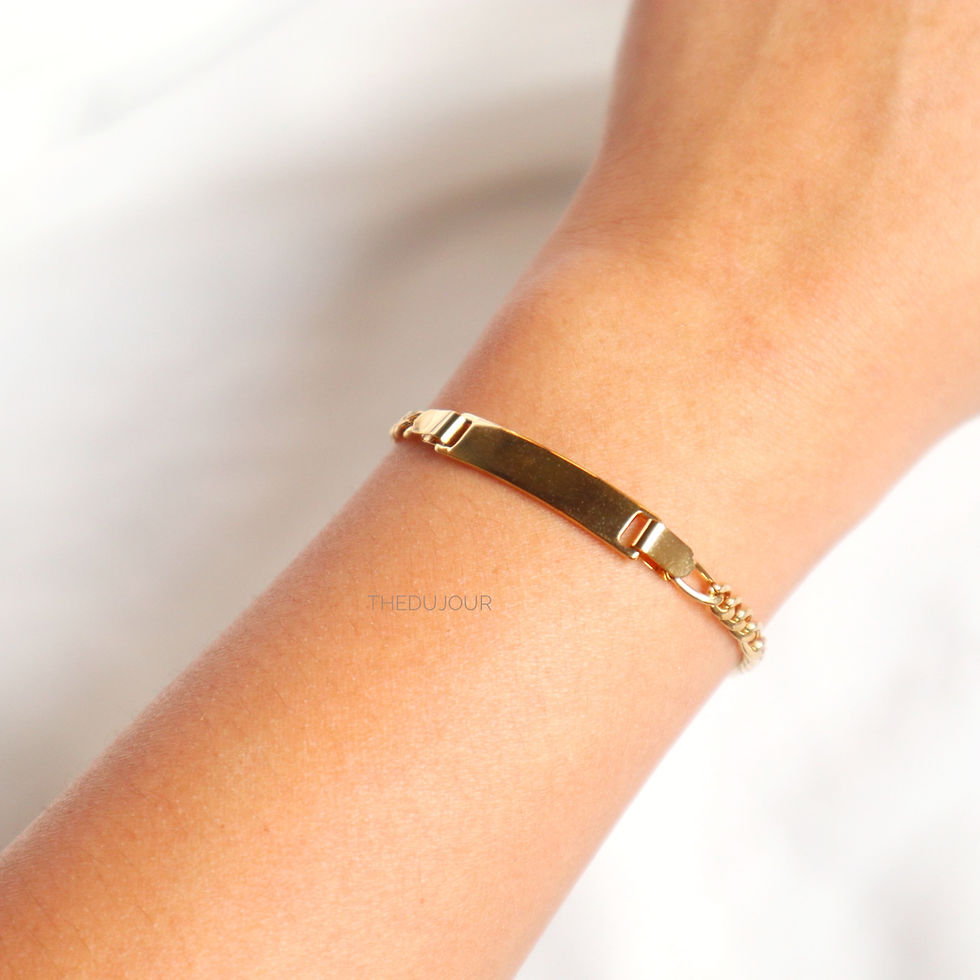 Thumbnail: Personalized Short Bar Bracelet for Kids