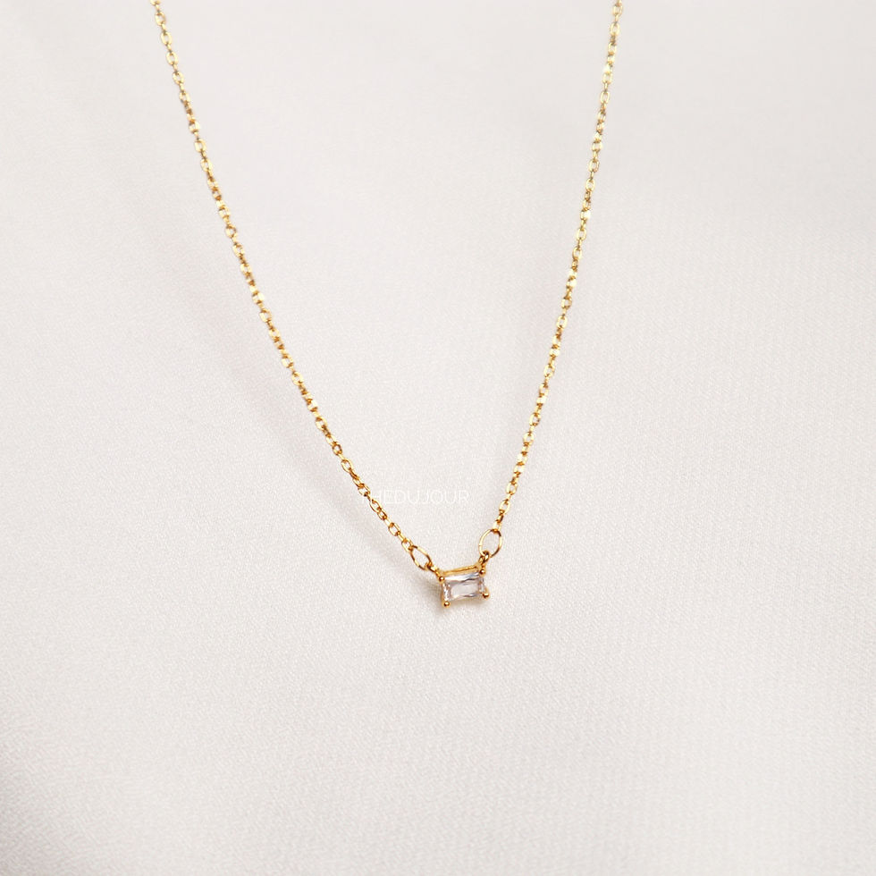 Thumbnail: Tiny Baguette Necklace