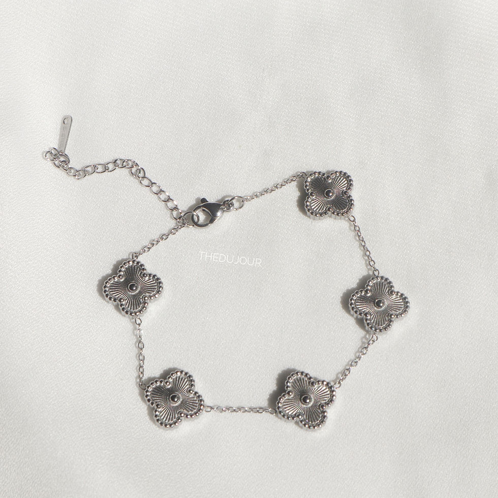 Thumbnail: 12MM Silver VCA Bracelet