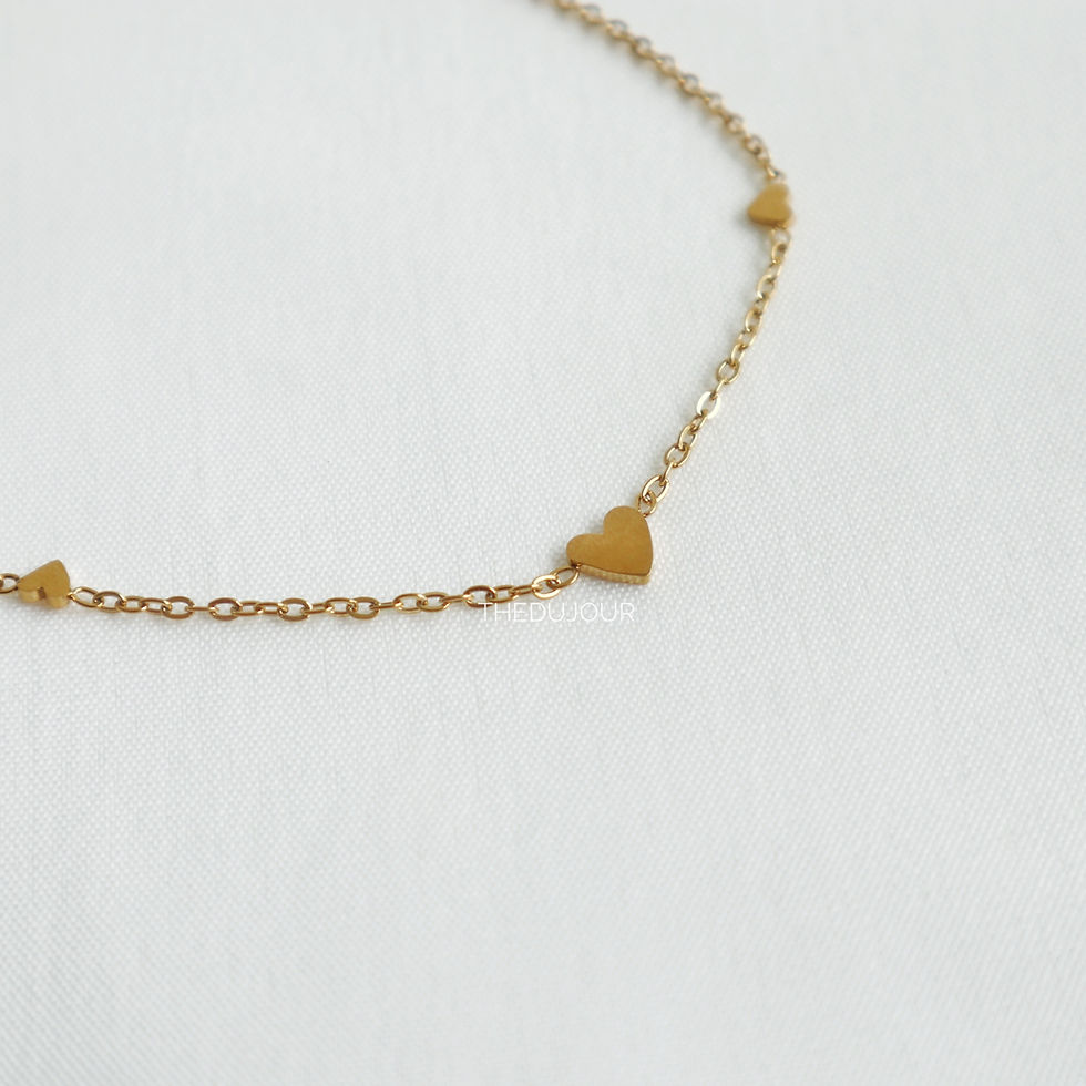 Thumbnail: Three Mini Hearts Bracelet