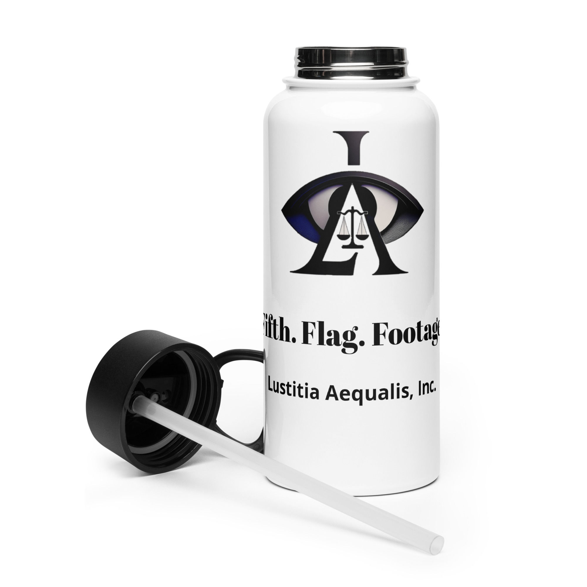 Lustitia Aequalis Stainless Steel Water Bottle