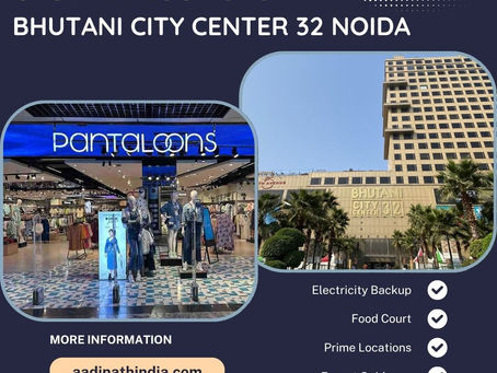 Retail Ready Spaces on Ground Floor – Bhutani City Center 32 Noida