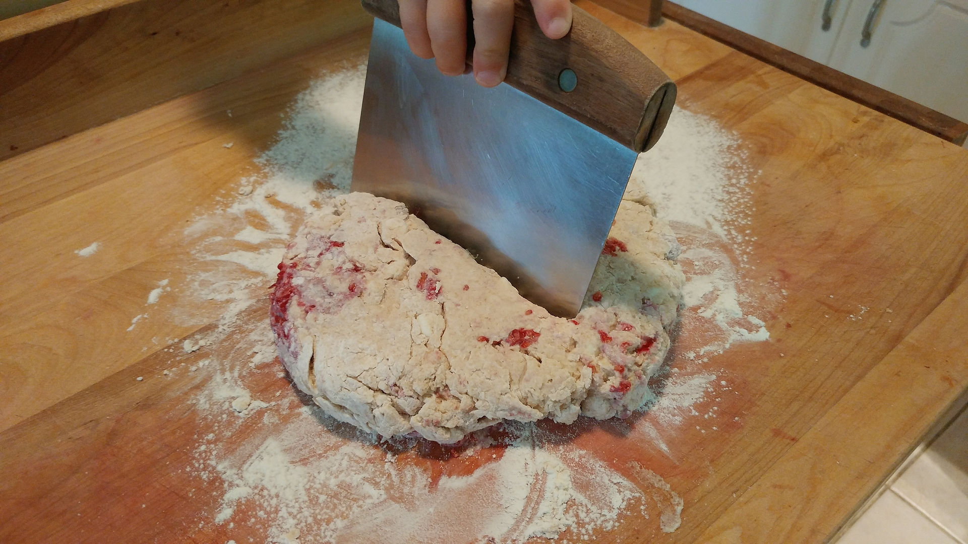 Raspberry White Chocolate Scones