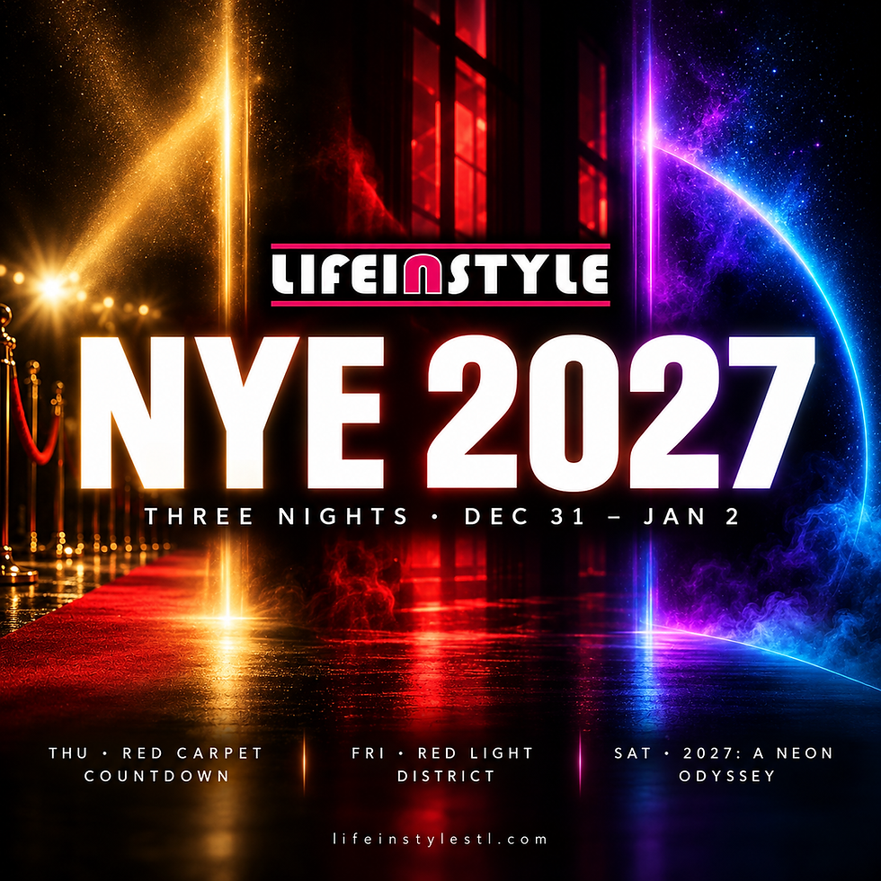 NYE 2027: Three Nights, Three Parties | St. Louis Hotel Takeover