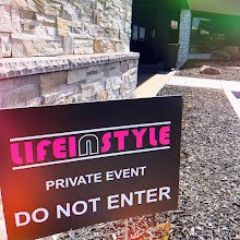 Lifeinstyle Private Event Sign