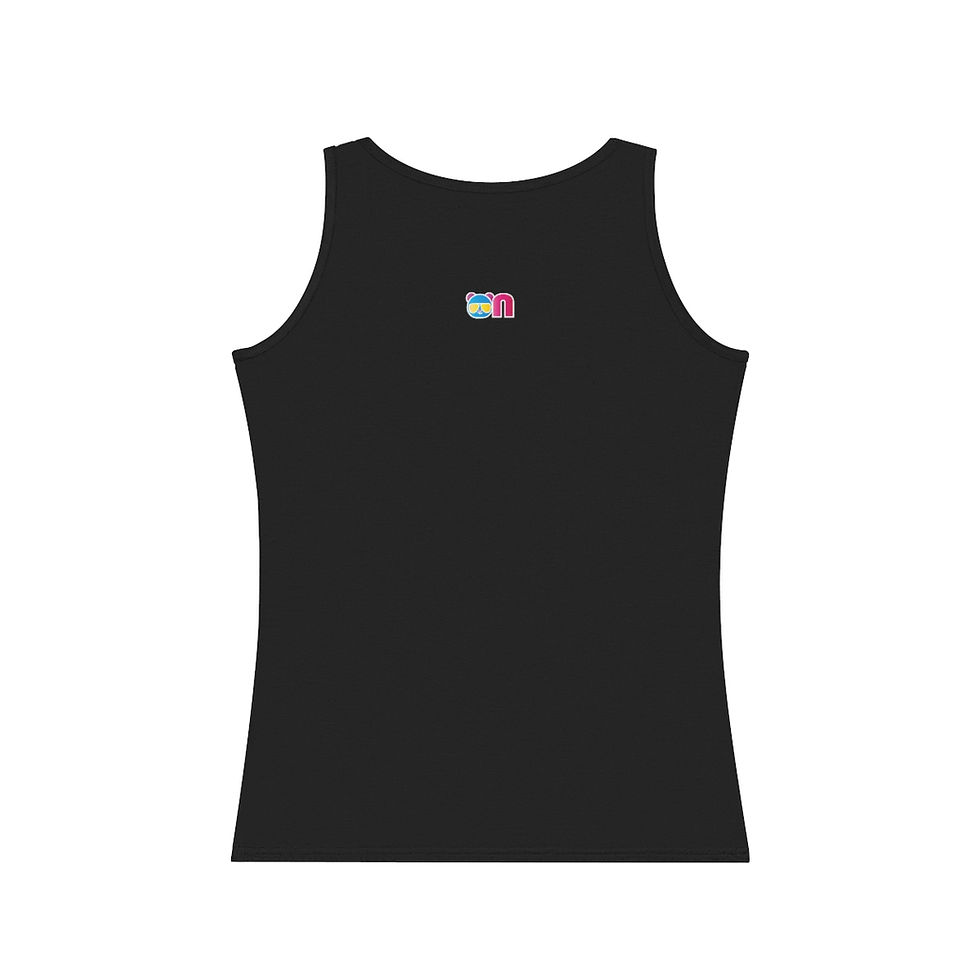Thumbnail: Black Lifeinstyle Neon Panda Women Tank Top