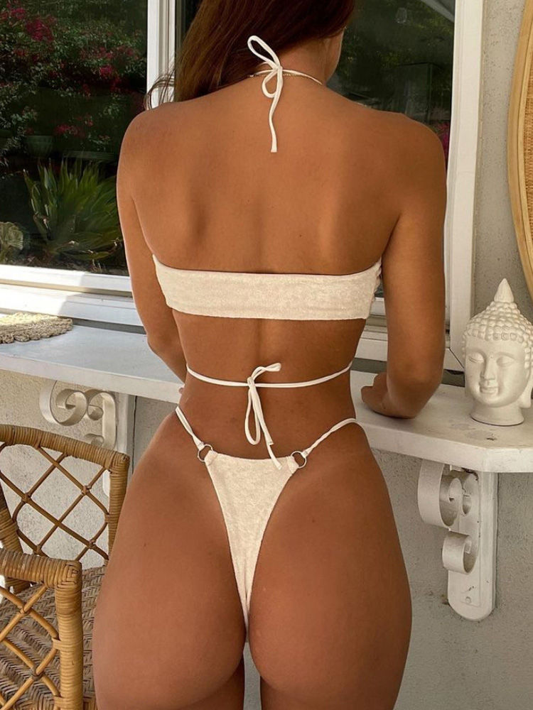 Thumbnail: LIFEINSTYLE Sexy 3 Piece thong bikini and skirt 1