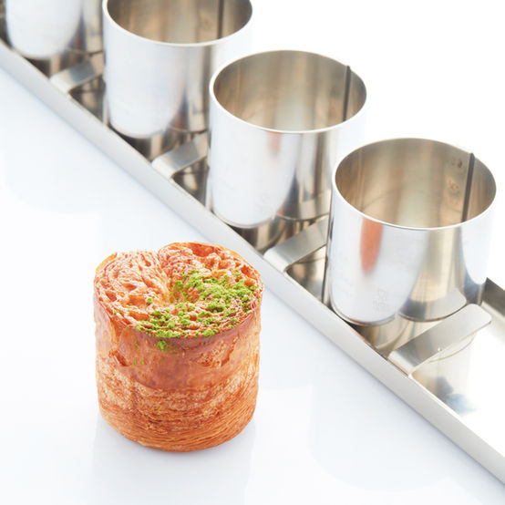 Stainless steel bar molds for Cylinder Croissants