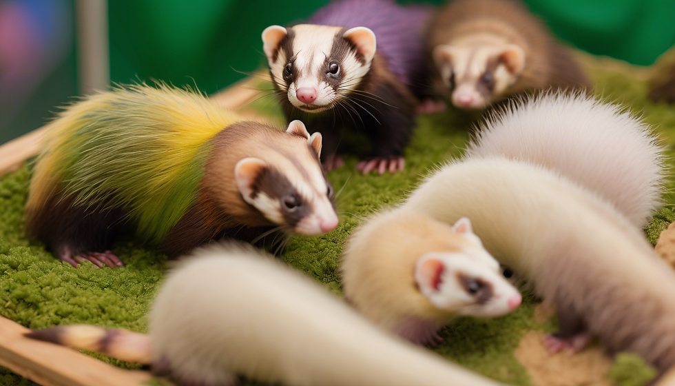 Exotic Ferret Breeds Exhibition
