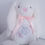 Thumbnail: EMBROIDERED CREAM BUNNY RABBIT