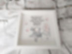 Thumbnail: BALLERINA BUNNY & BALLOONS BOX FRAME WITH BIRTH DETAILS