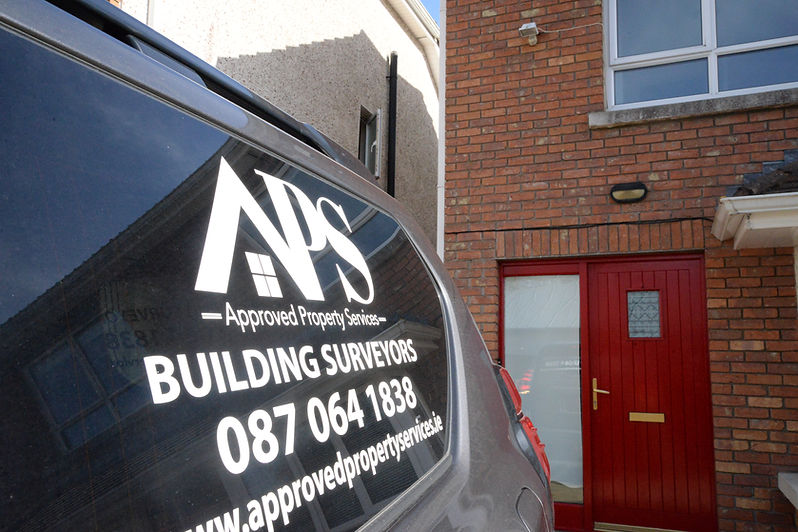 House exterior inspection during pre purchase survey in Ireland