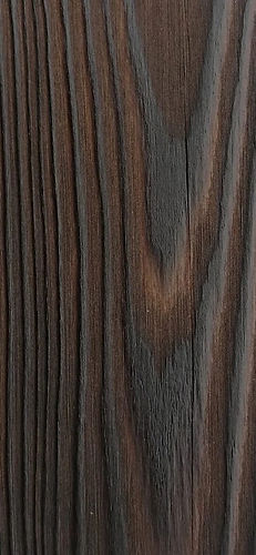 Light Brown Charred Timber Cladding. Charred Larch Cladding Dark Brown Product Image.