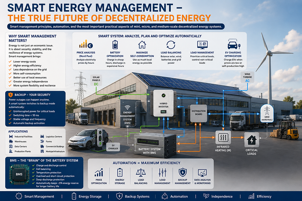 Smart Energy Management — The Real Future of Decentralized Energy