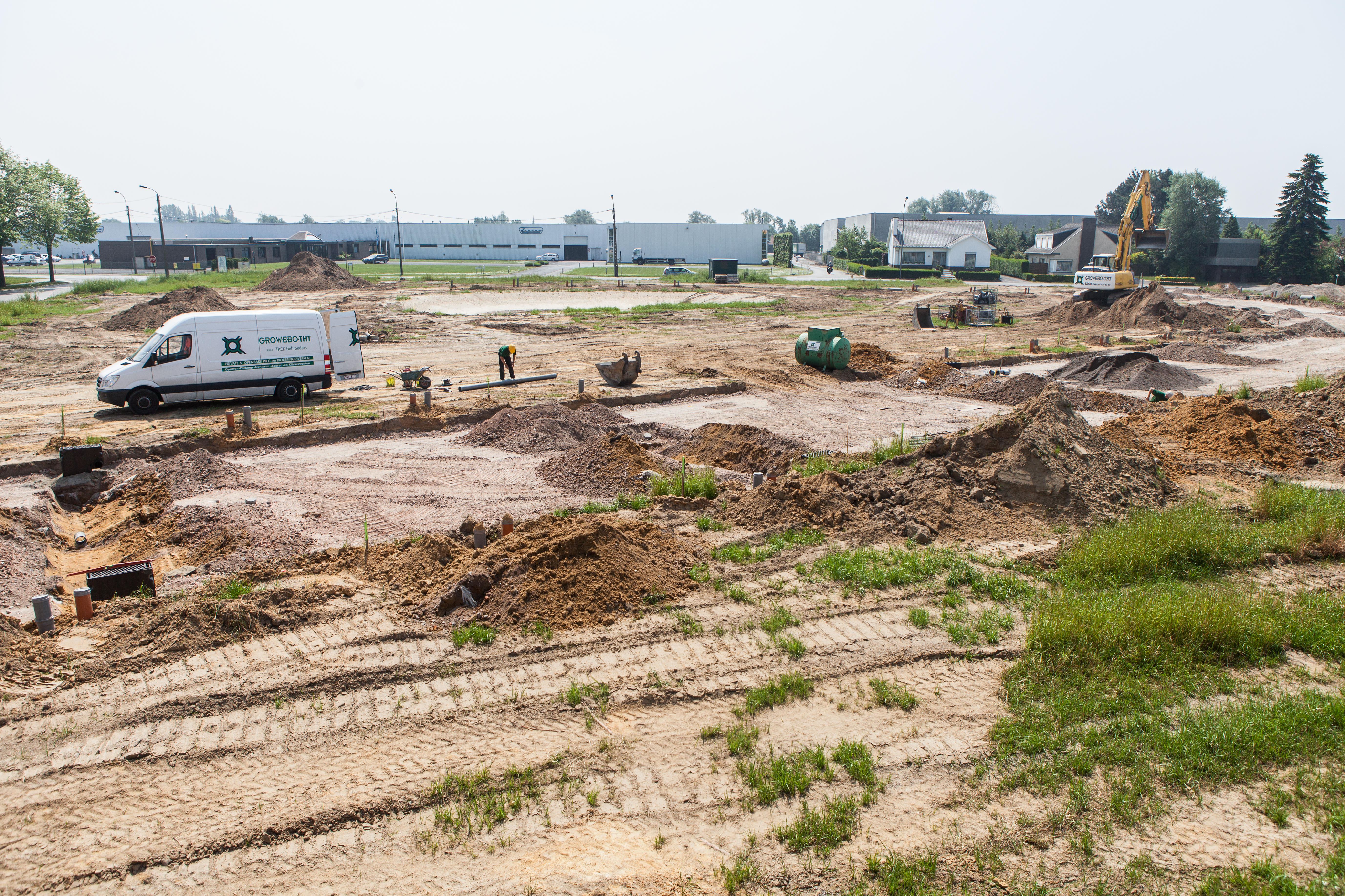 Heule, Weg- & rioleringswerken