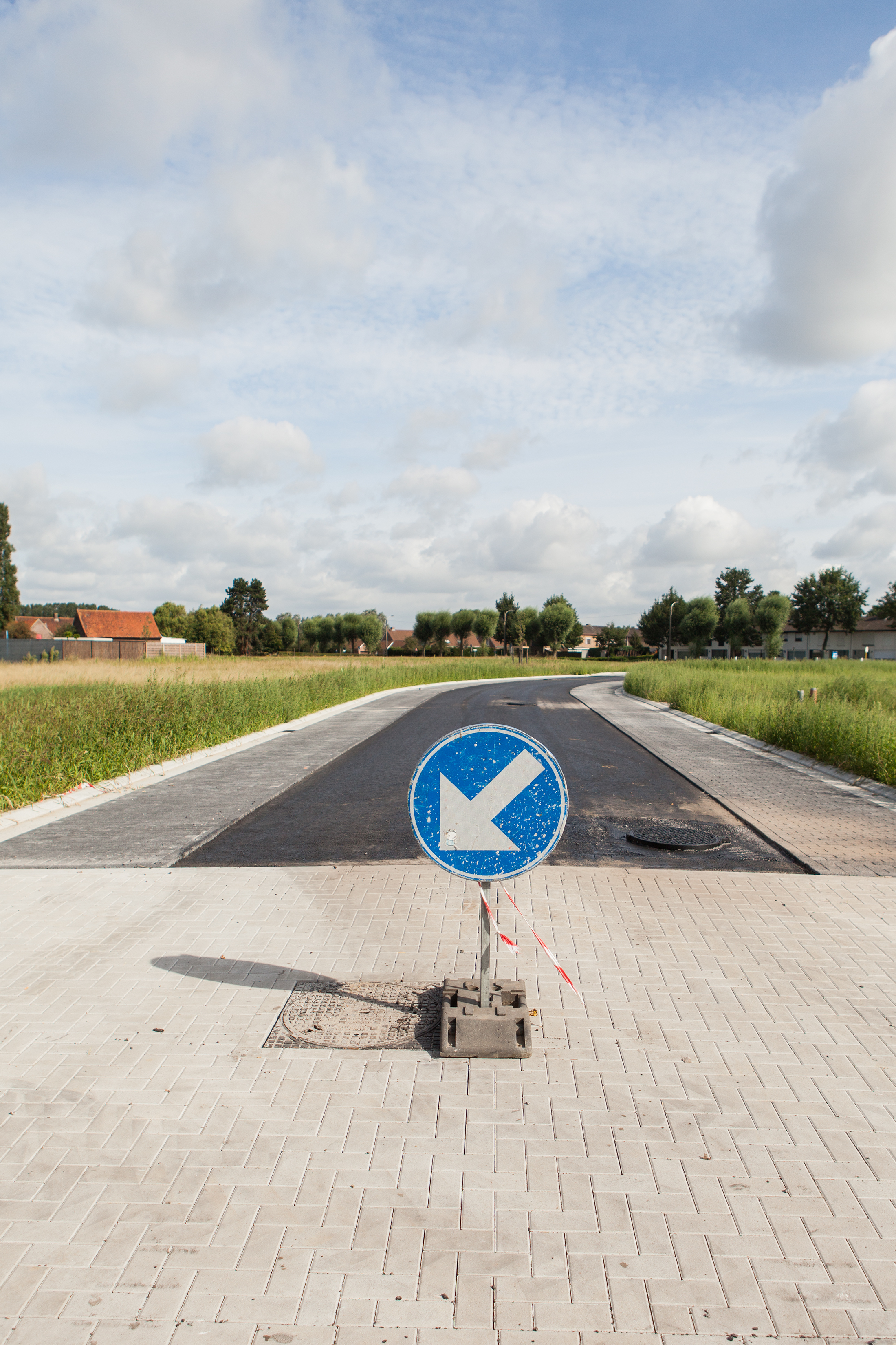 Heule, weg- en rioleringswerken verkaveling Oogstraat - Oude Ieperseweg