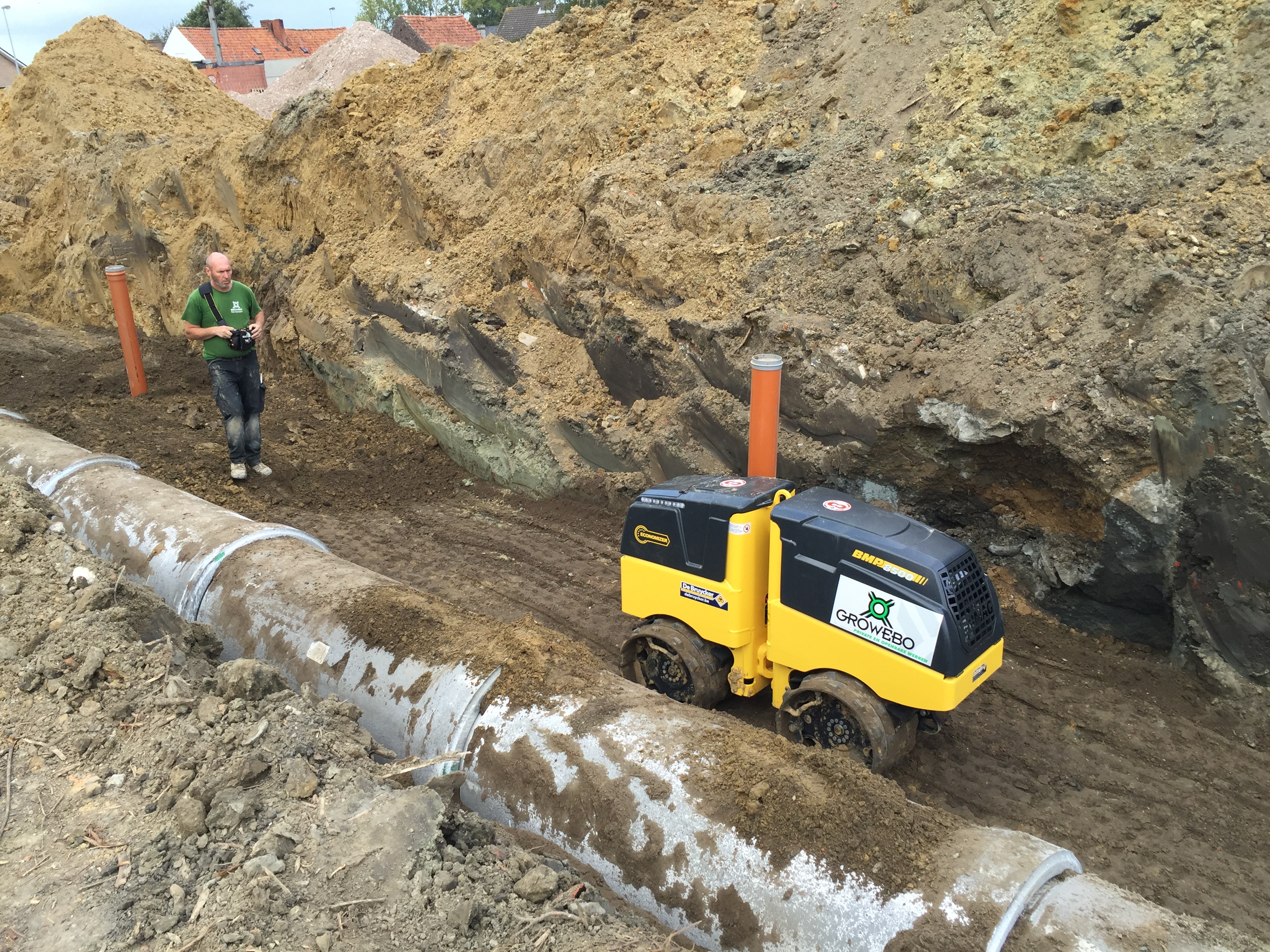 Bomag sleuvenwals