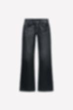 WAXED FLARE FIT JEANS | 0840/347/822