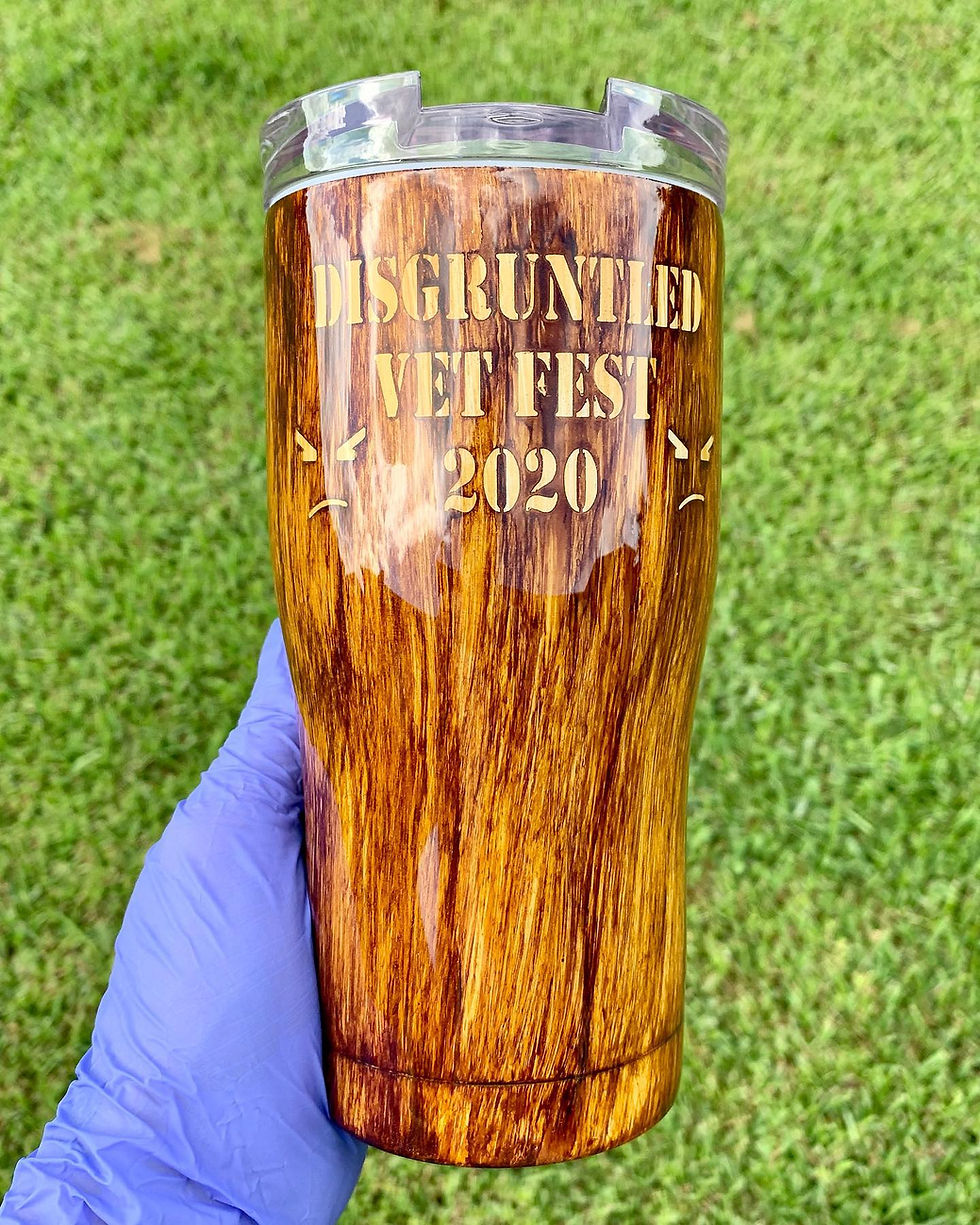 Thumbnail: Custom Woodgrain Tumbler