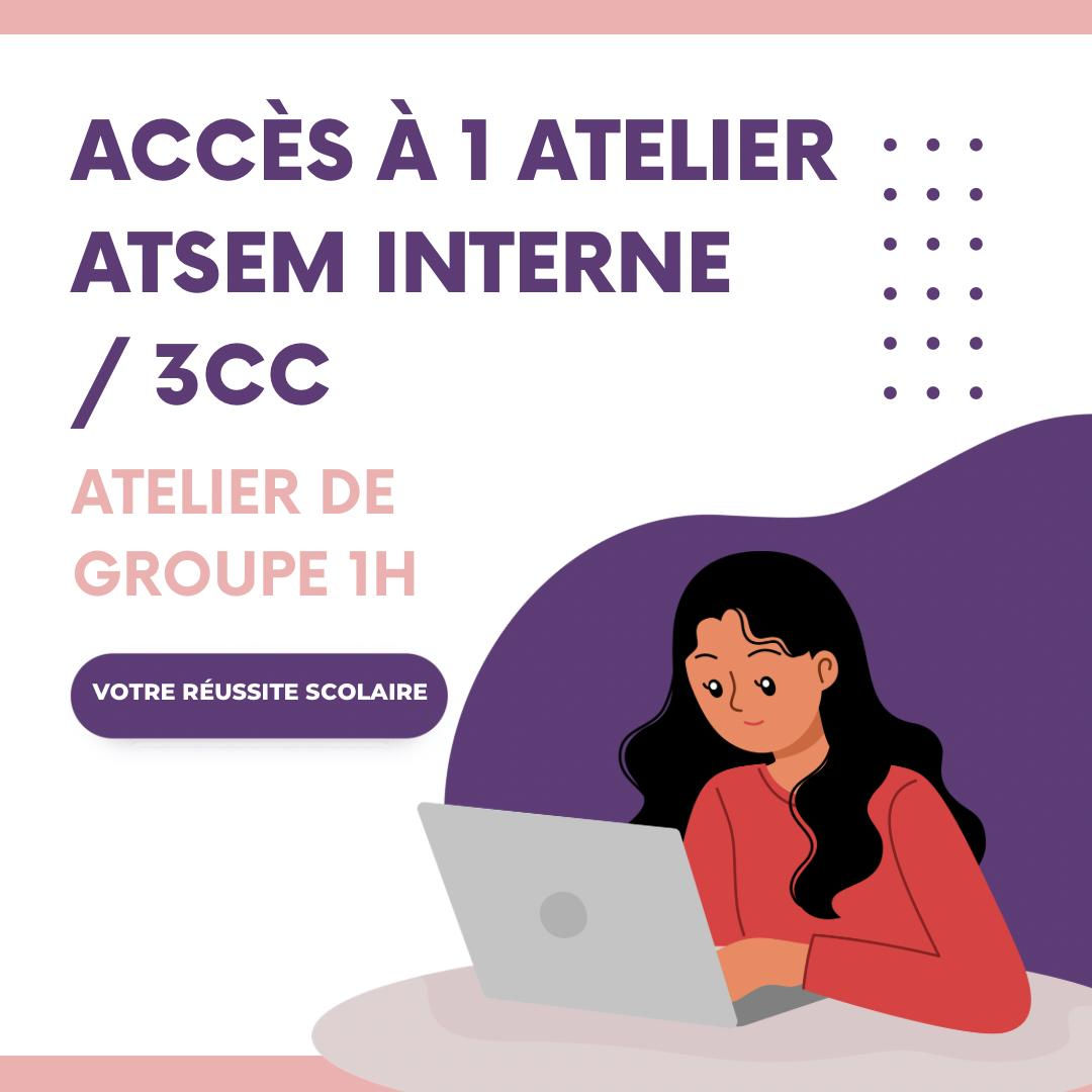 1 ATELIER Interne / 3cc au choix CONCOURS ATSEM
