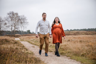 KL!K - Patrick & Anouchka - Zwangerschapsshoot heidestein Zeist