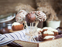 Trinkschokolade am Stiel oder Löffel