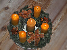 Yulekranz - der Adventkranz unserer Vorfahren