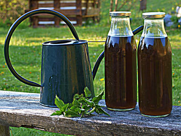 Biologischer Pflanzendünger - Kräuterjauche ansetzen für gesunde Pflanzen