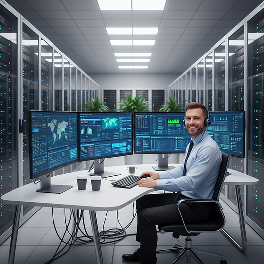 Weniger IT-Probleme, mehr Produktivität. Professionelle Administration von Servern, PCs und Netzwerken inklusive Monitoring,