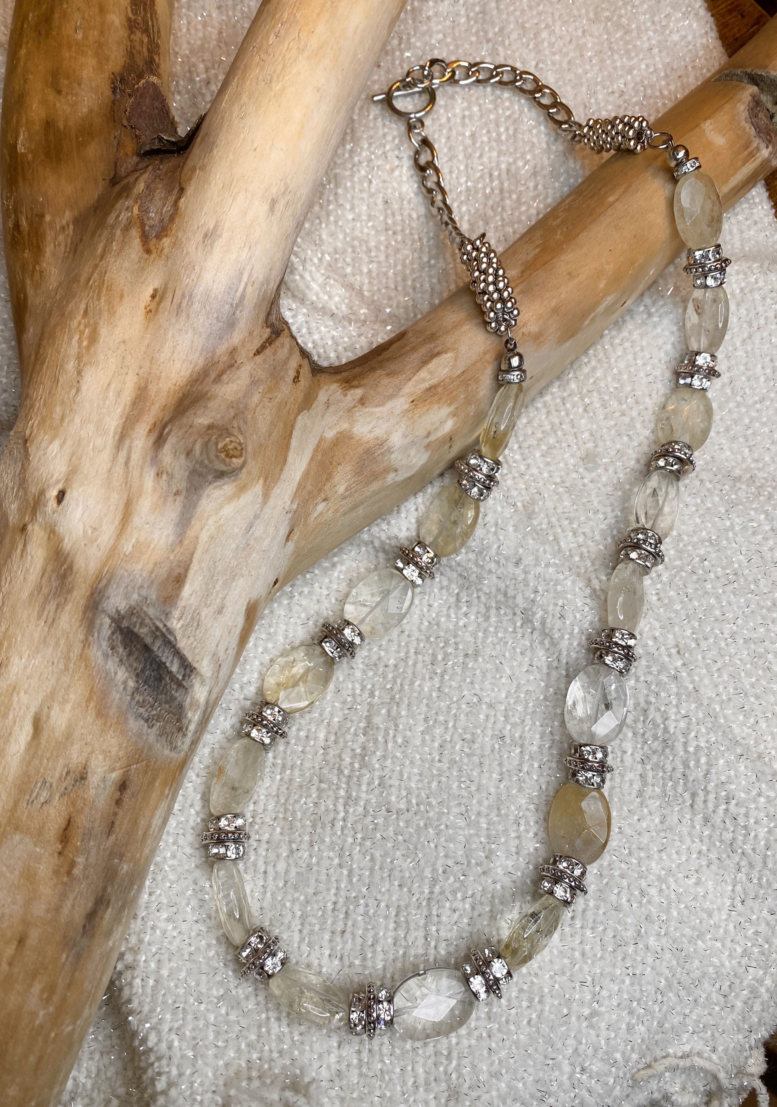 N036. Lemon Quartz Necklace