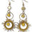 Thumbnail: E013. Citrine Sunburst Earrings