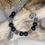 Thumbnail: B129. Black Onyx and Labradorite Bracelet