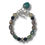 Thumbnail: B113. Black Obsidian and Moss Agate Bracelet