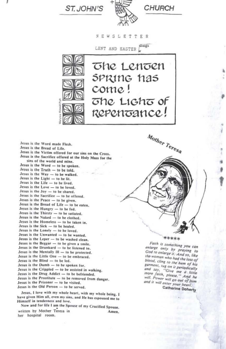 1991-03-04-St-John's-Newsletter