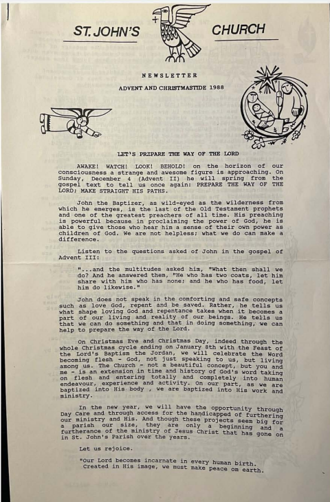 1988-11-12-St-John's-Newsletter
