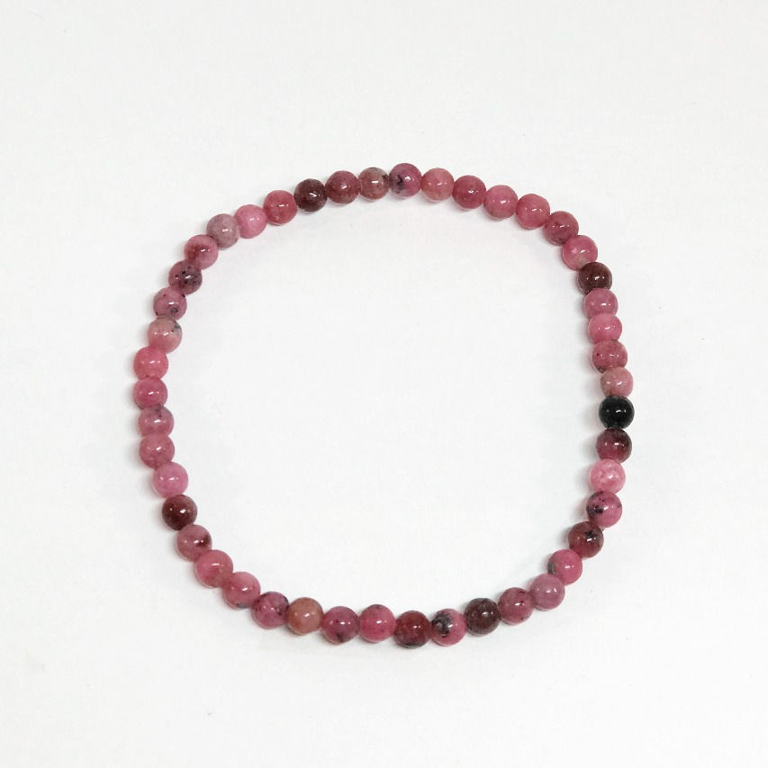 Rhodonite 4mm Bracelet
