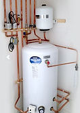 unvented hot water cylinder and pipework ilkley