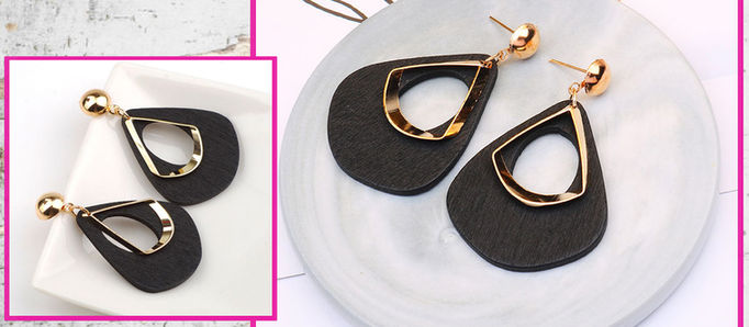 Κερδίστε ένα Set μοντέρνα σκουλαρίκια Wooden