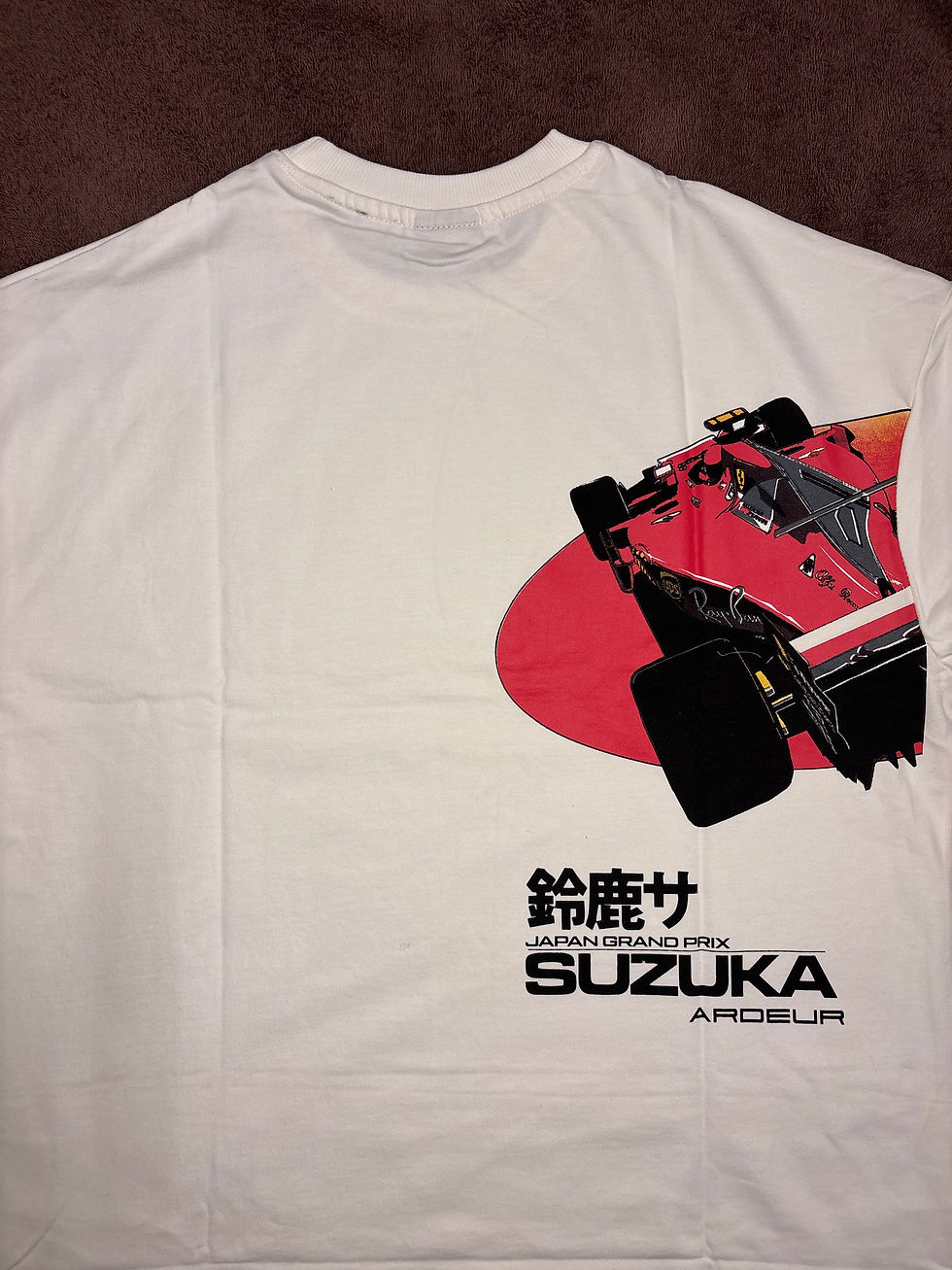 Thumbnail: Suzuka - White Unisex T-shirt