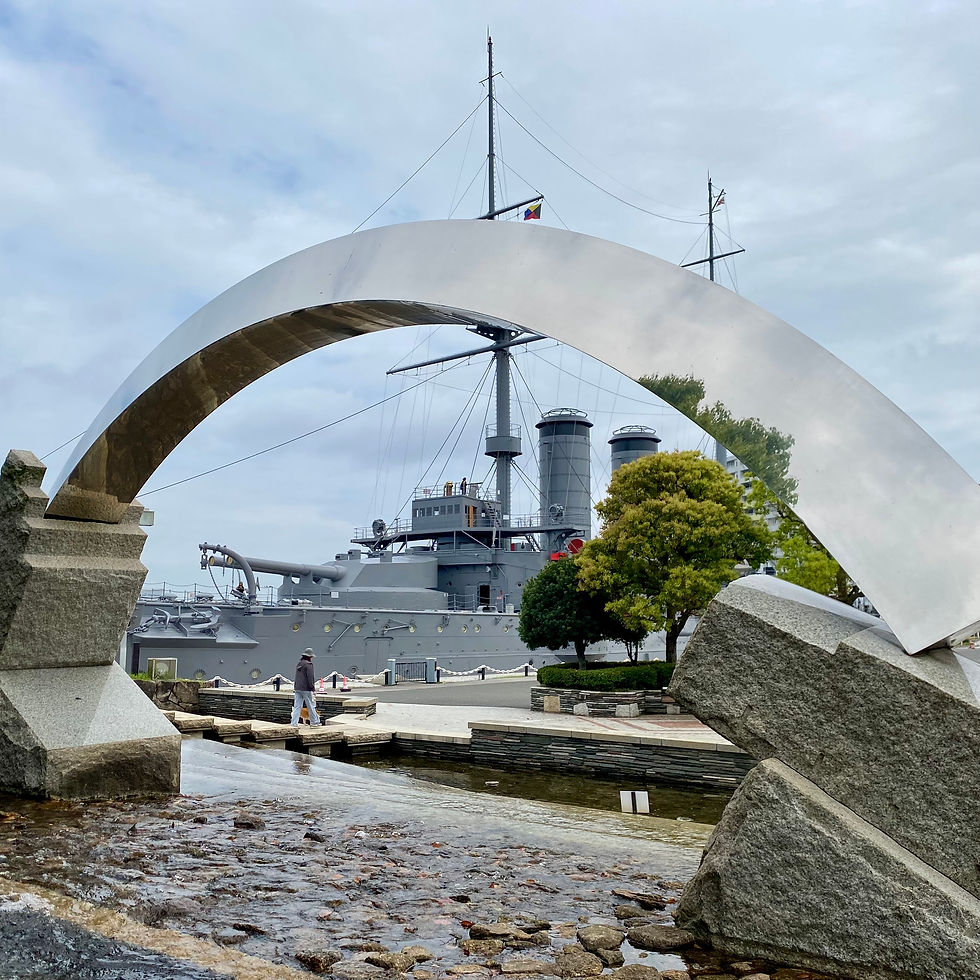 1902年に建造された軍艦三笠