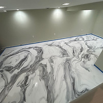Reflective Metallic Epoxy floor