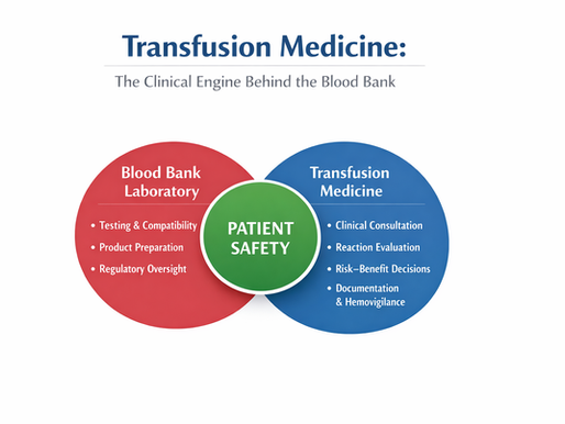 Transfusion Medicine: The Clinical Engine Behind the Blood Bank