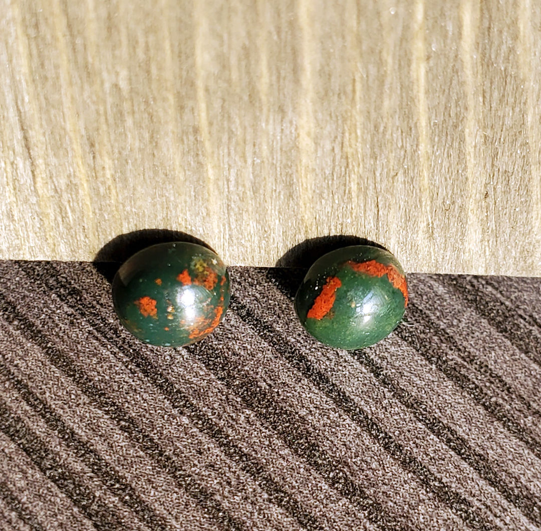 Bloodstone Earrings
