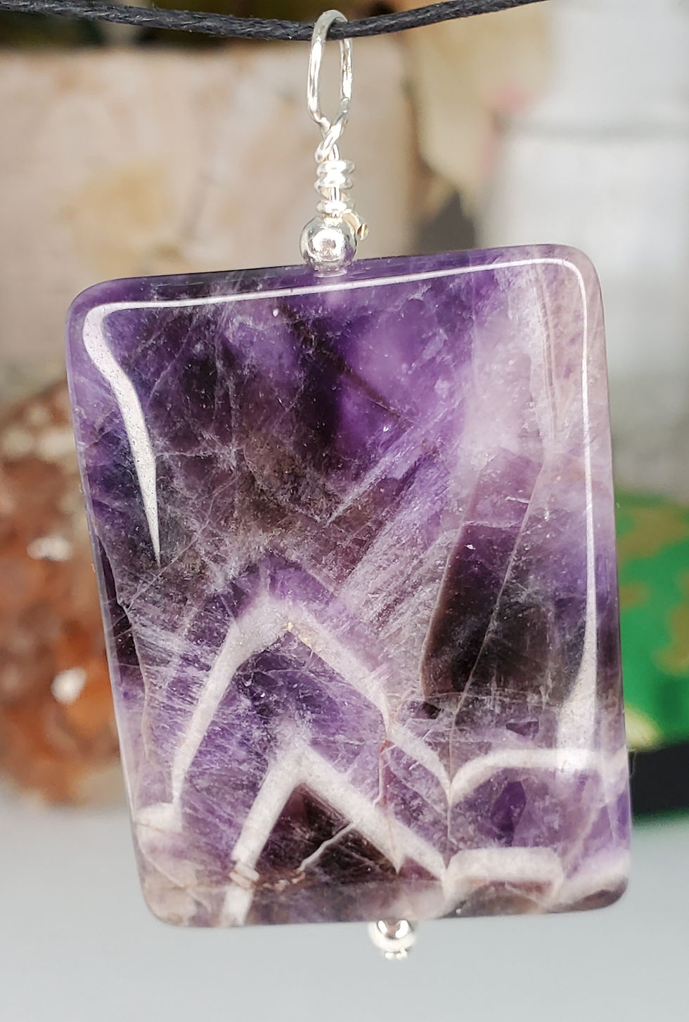 Thumbnail: Dog Tooth Amethyst Pendant