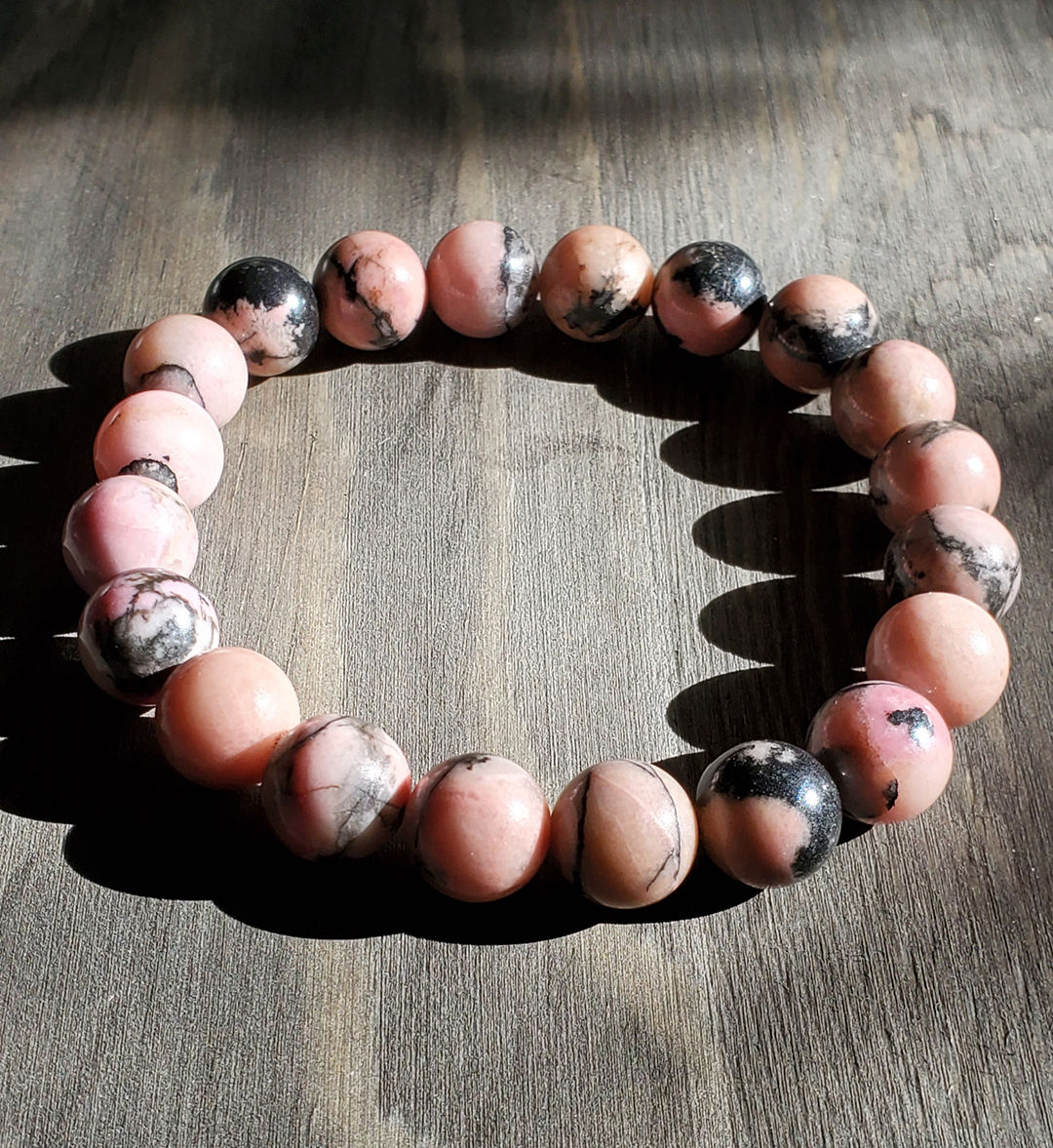 Forgive & Reset - Rhodonite Stretch Bracelet