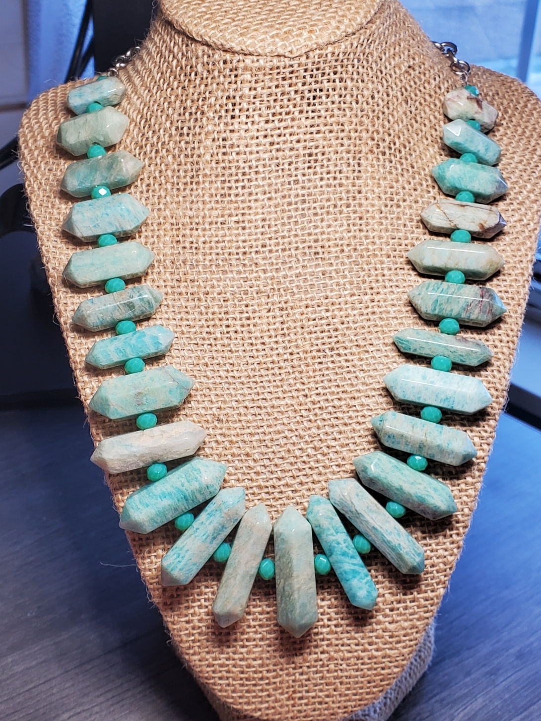 Power Filter - Amazonite Point Collar