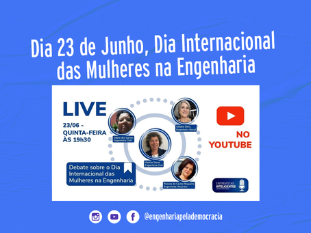 EngD promove live nesta quinta para celebrar o Dia Internacional das Mulheres na Engenharia